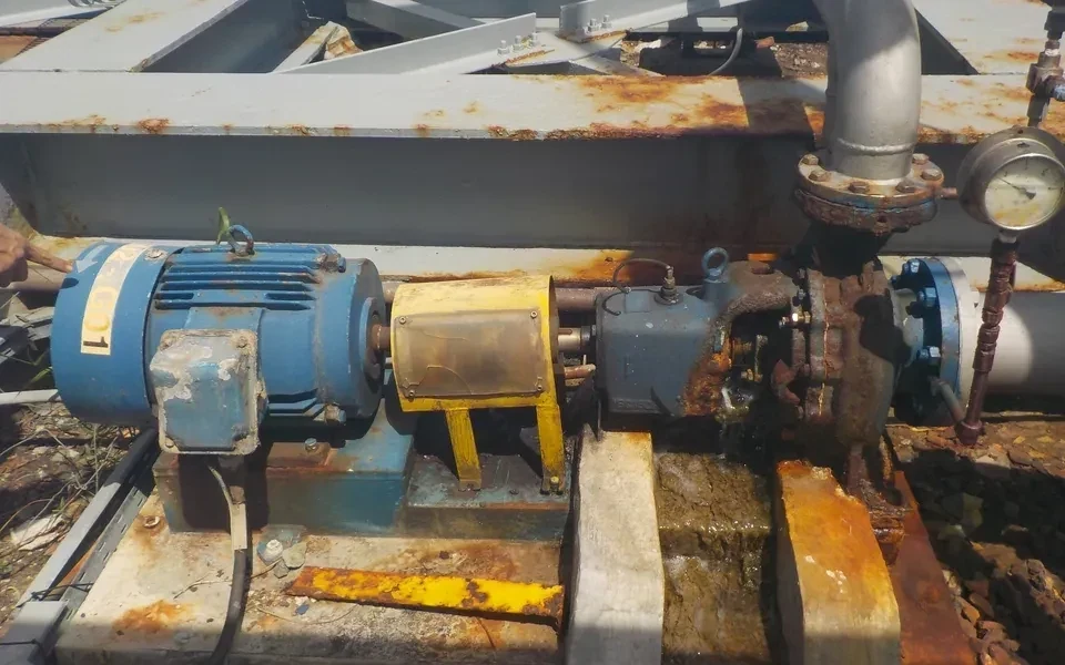 Centrifugal pump motor assembly inspection