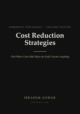 Cover, Cost Reduction Strategies