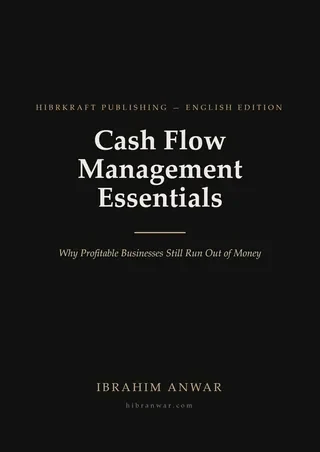 Cover, Cash Flow Management