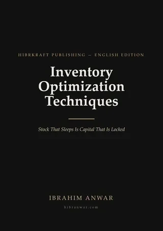 Cover, Inventory Optimization Techniques
