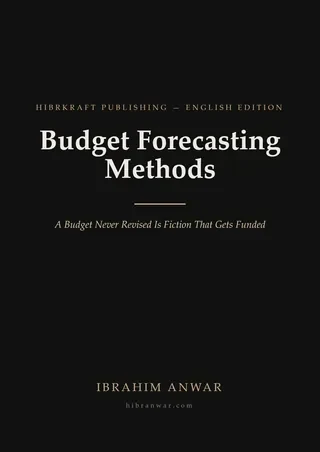 Cover, Budget Forecasting Methods