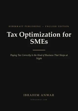 Cover, Tax Optimization for SMEs