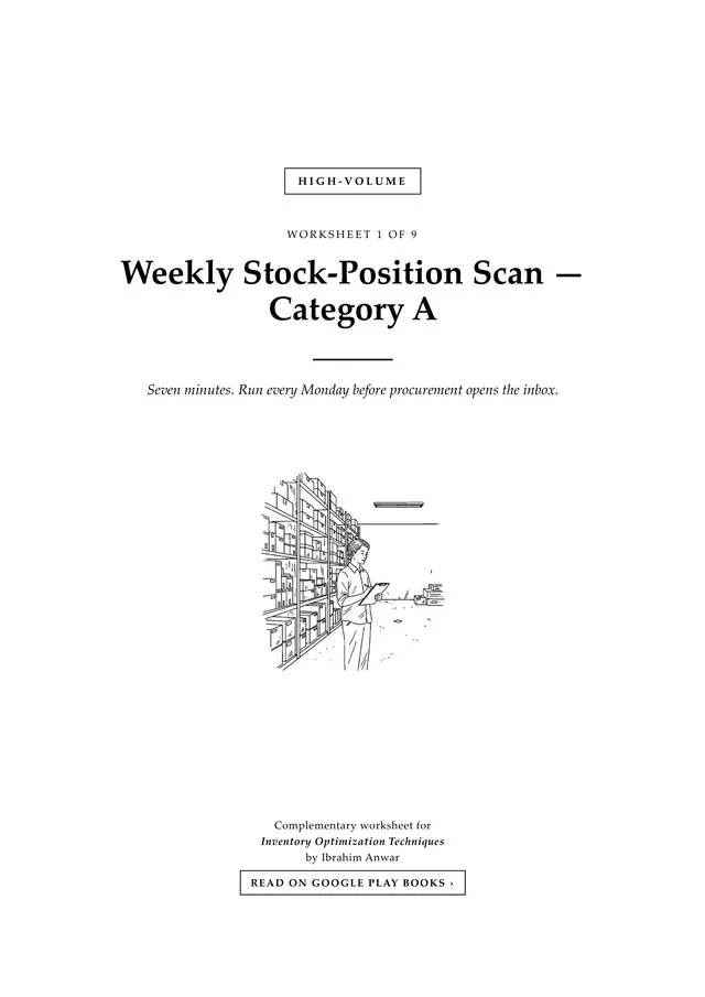 Cover, Weekly Stock-Position Scan — Category A