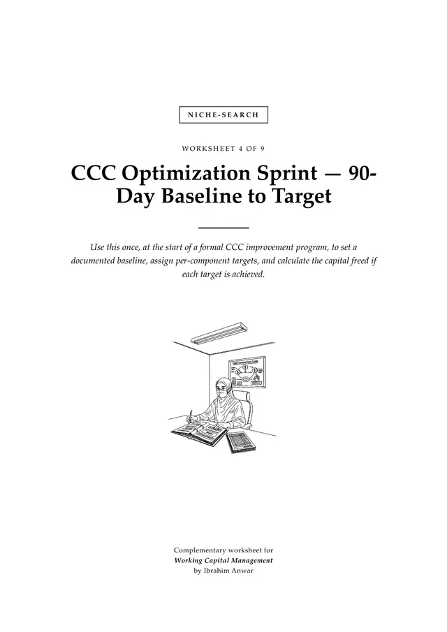 Cover, CCC Optimization Sprint — 90-Day Baseline to Target