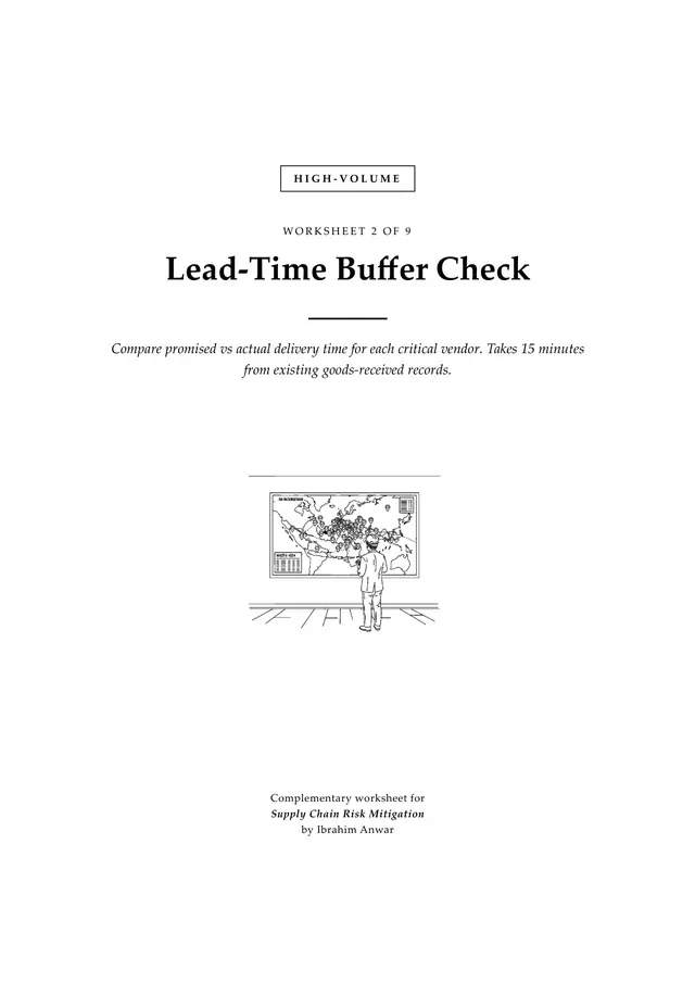 Cover, Lead-Time Buffer Check