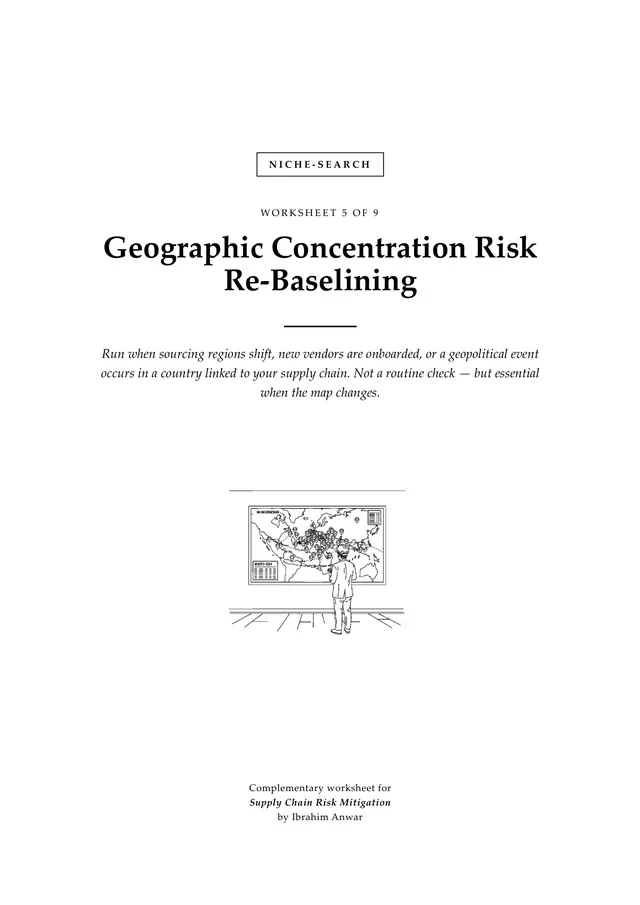 Cover, Geographic Concentration Risk Re-Baselining