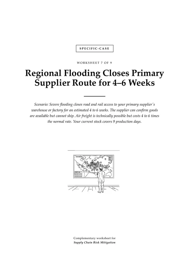 Cover, Regional Flooding Closes Primary Supplier Route for 4–6 Weeks