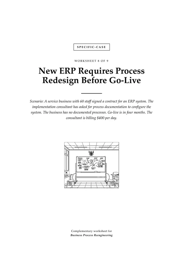 Cover, New ERP Requires Process Redesign Before Go-Live