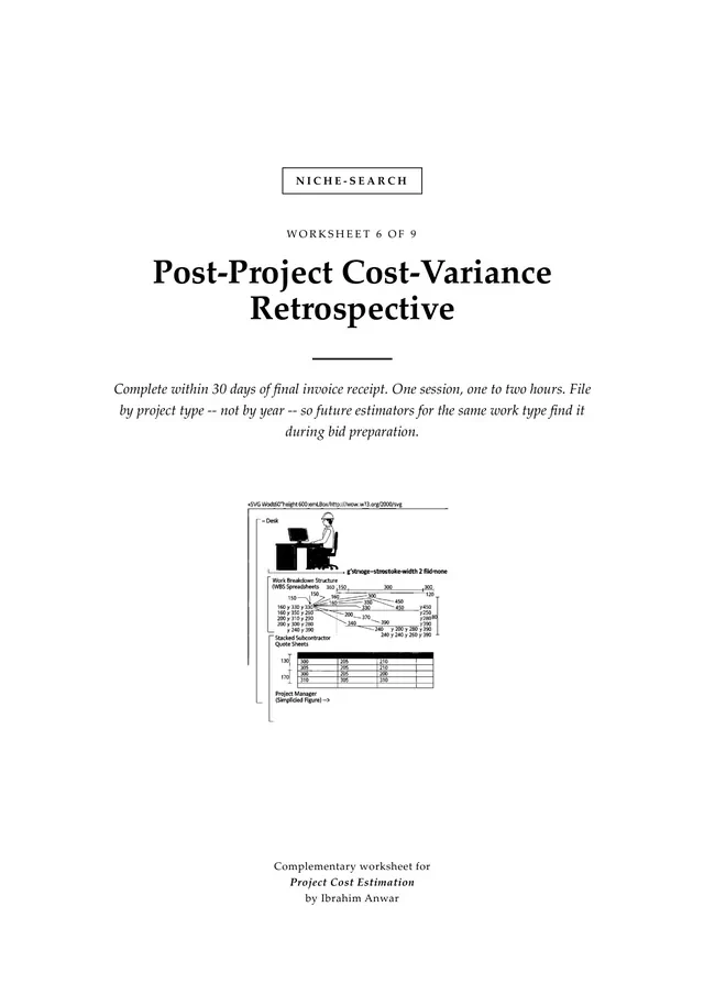 Cover, Post-Project Cost-Variance Retrospective