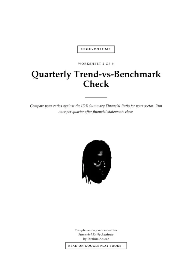 Cover, Quarterly Trend-vs-Benchmark Check