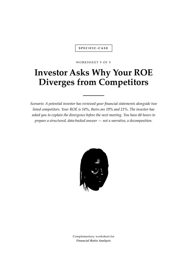 Cover, Investor Asks Why Your ROE Diverges from Competitors